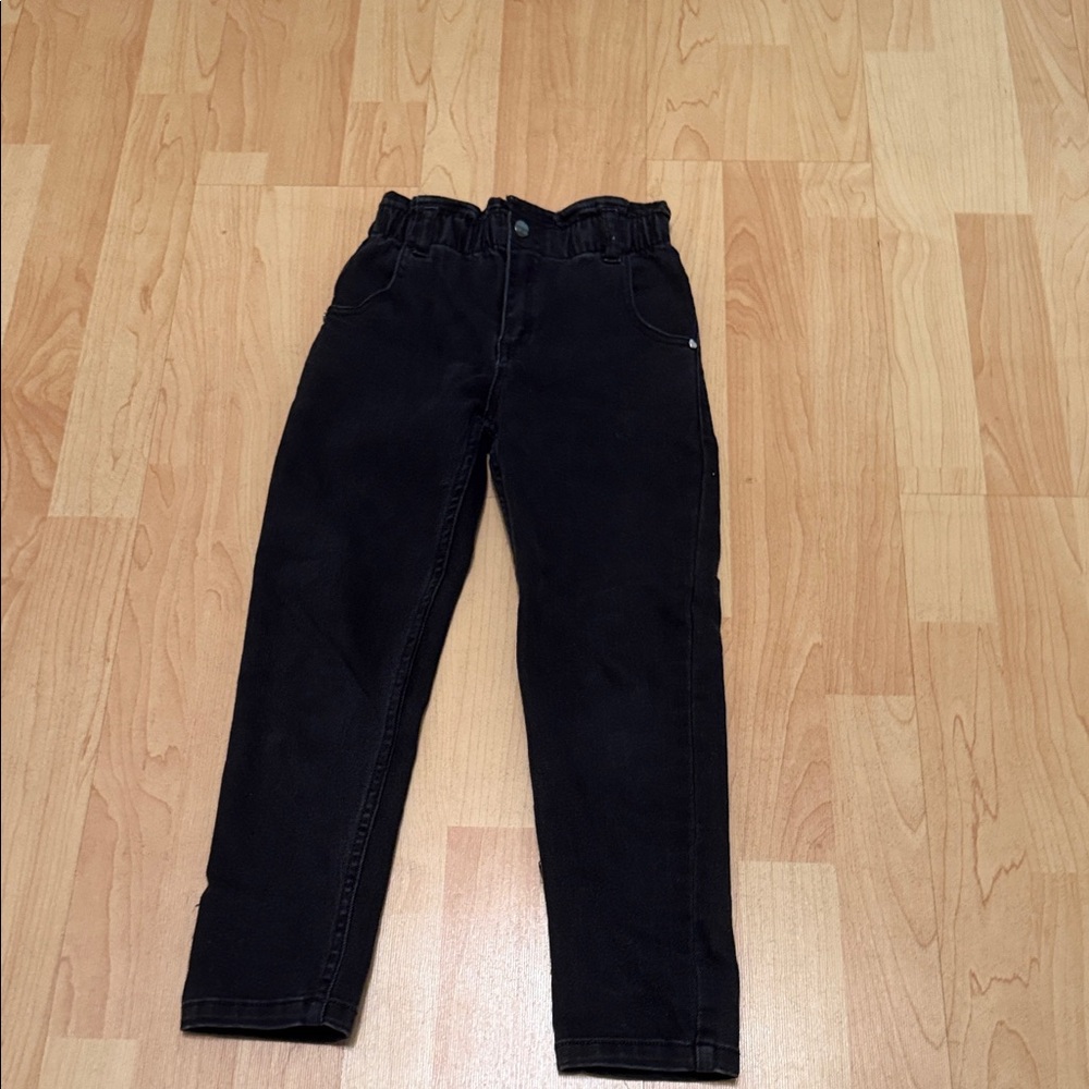Mayoral Black Girls' Elastic Waist Pants